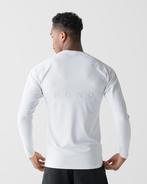 CRONOS  ACTIVE RASH GUARD【WHITE】