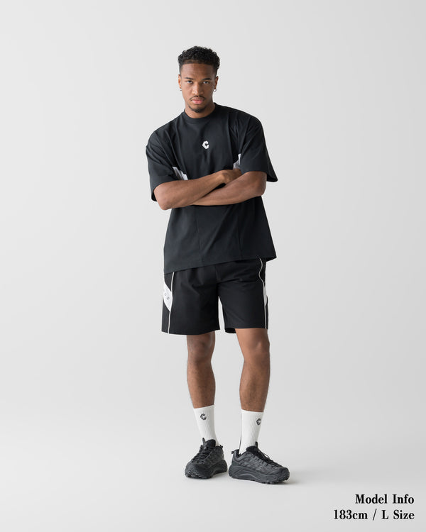 CRONOS SWITCH COOL TOUCH S/S TEE【BLACK】