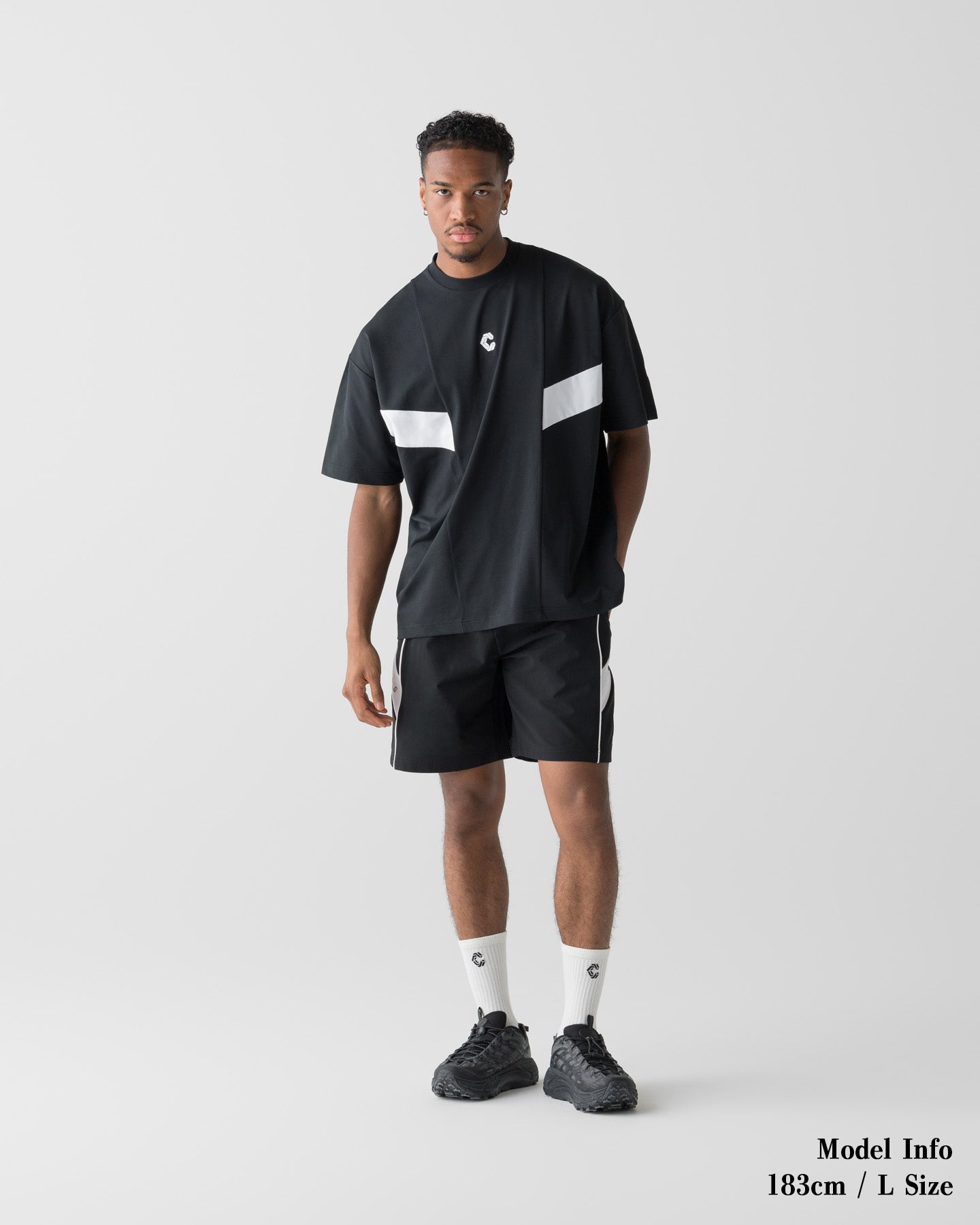 CRONOS SWITCH COOL TOUCH S/S TEE【BLACK】