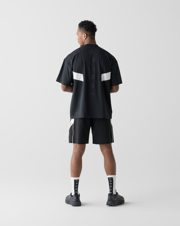 CRONOS SWITCH COOL TOUCH S/S TEE【BLACK】