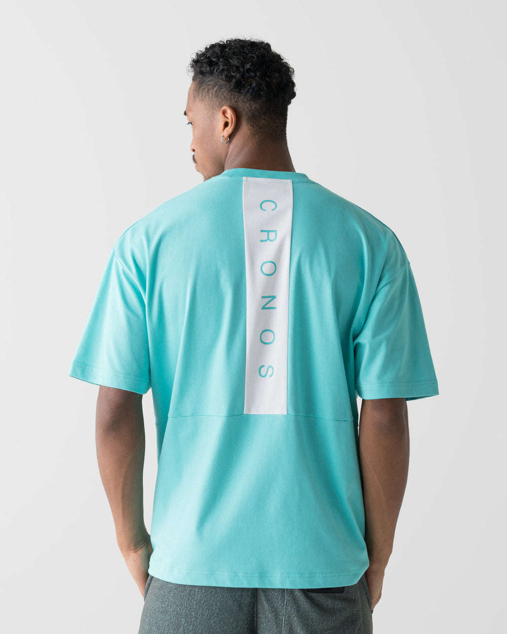 CRONOS AIR FLOW BOX LOGO S/S TEE【T. BLUE】