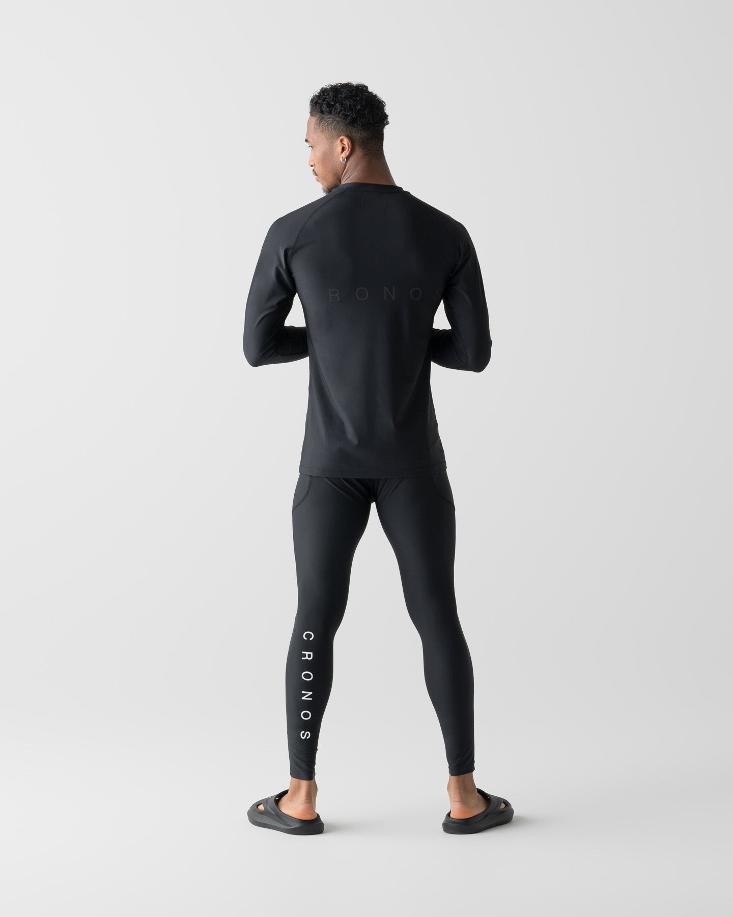 CRONOS ACTIVE RASH GUARD LEGGINGS【BLACK】
