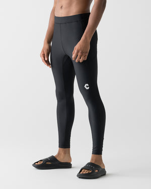CRONOS  ACTIVE RASH GUARD LEGGINGS【BLACK】