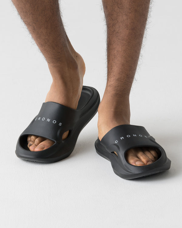 CRONOS RECOVERY EVA SANDAL【BLACK×WHITE】