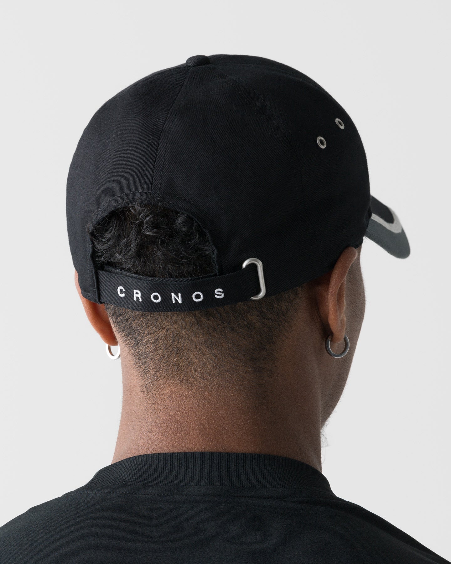 CRONOS LOGO DETAIL TWILL CAP【BLACK】