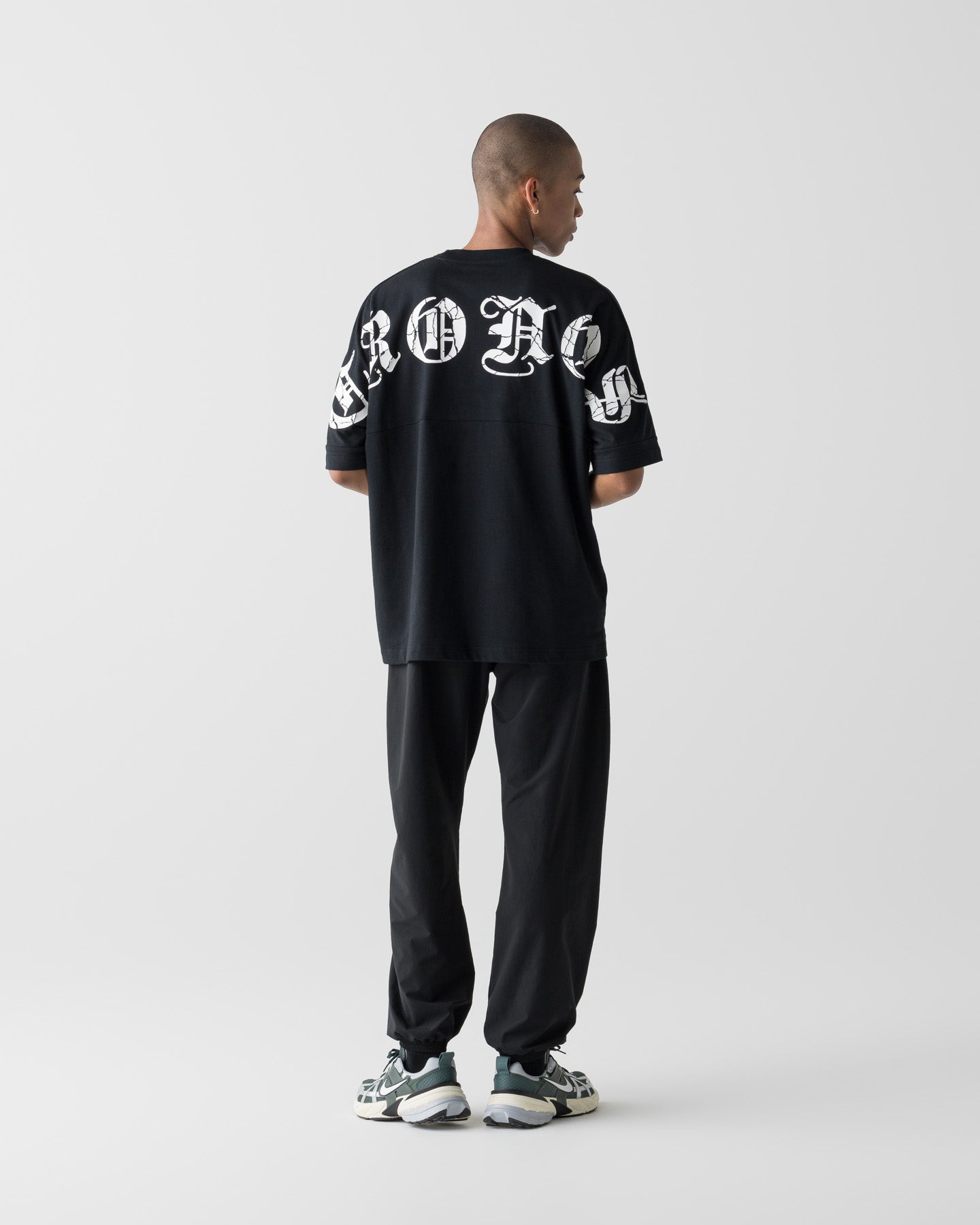 CRONOS VINTAGE BLACKLETTER PANTS【BLACK】