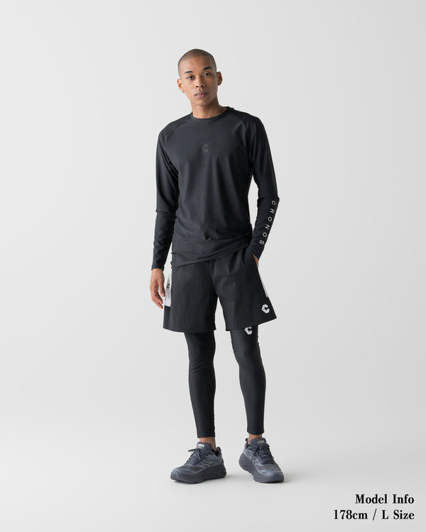 CRONOS  ACTIVE RASH GUARD【BLACK】