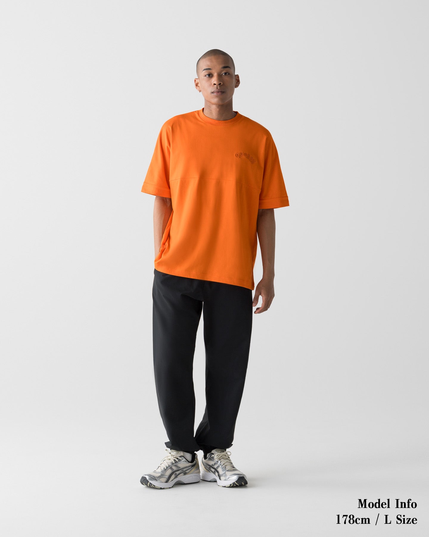CRONOS VINTAGE BLACKLETTER S/S TEE【ORANGE】