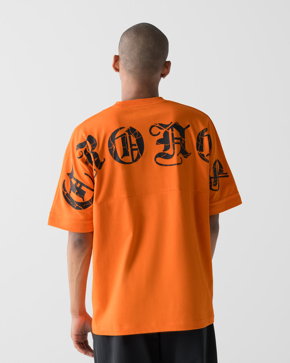 CRONOS VINTAGE BLACKLETTER S/S TEE【ORANGE】