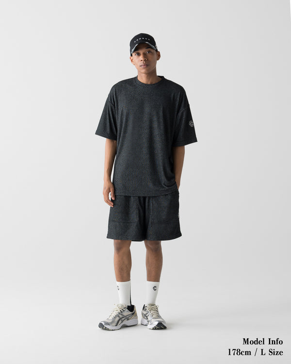 CRONOS LIGHT PILE STRETCH SHORTS【BLACK】