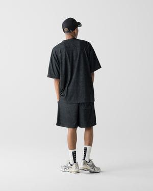 CRONOS LIGHT PILE STRETCH SHORTS【BLACK】
