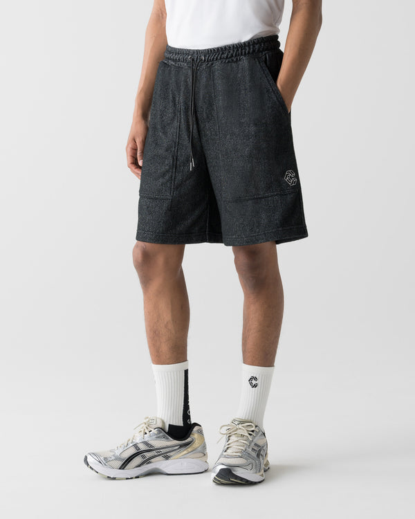 CRONOS LIGHT PILE STRETCH SHORTS【BLACK】