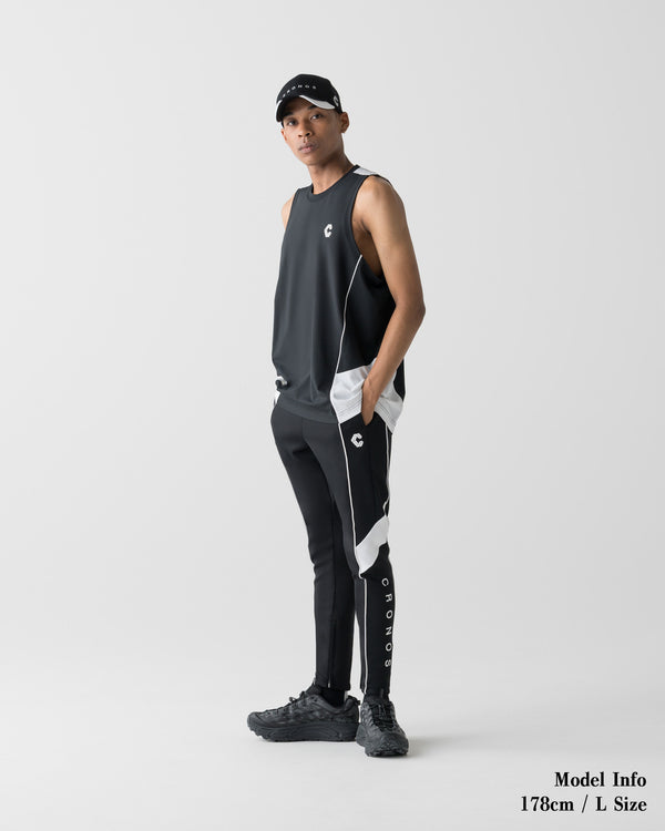 CRONOS SWITCH COOL TOUCH SLEEVELESS【BLACK】