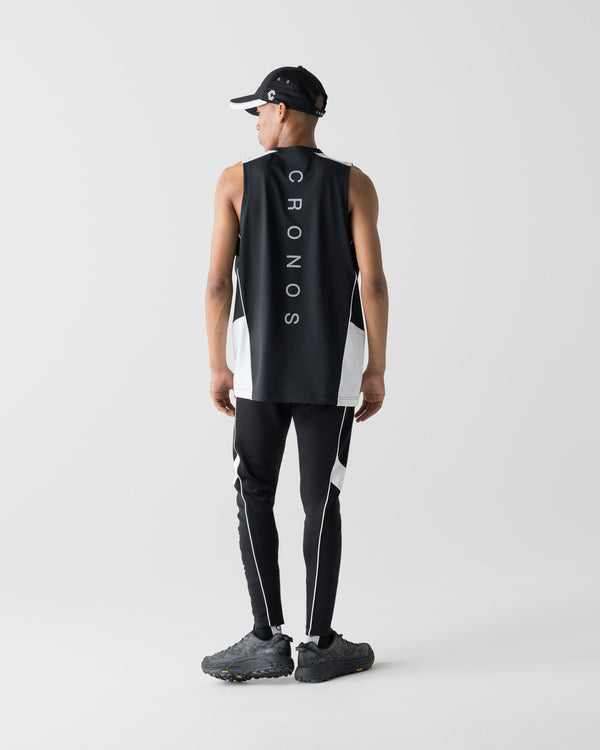 CRONOS SWITCH COOL TOUCH SLEEVELESS【BLACK】