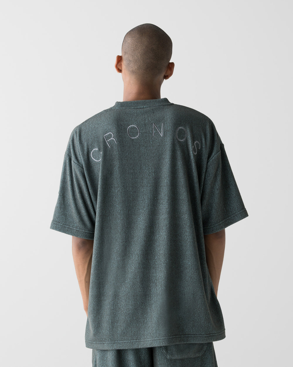 CRONOS LIGHT PILE STRETCH S/S TEE【D.GRAY】