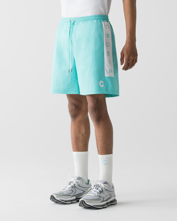 CRONOS AIRFLOW BOX LOGO SHORTS【T.BLUE】
