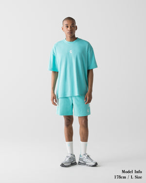 CRONOS AIR FLOW BOX LOGO S/S TEE【T. BLUE】