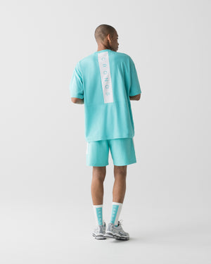 CRONOS AIRFLOW BOX LOGO SHORTS【T.BLUE】