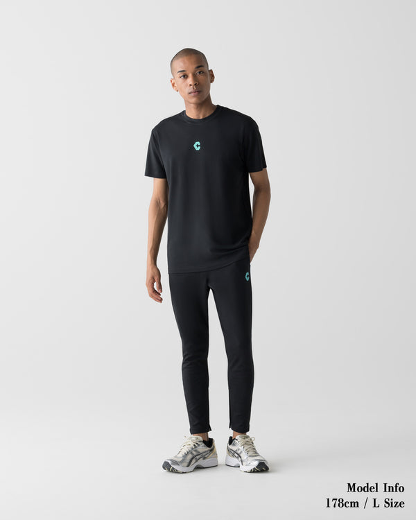 CRONOS HIGH-STRETCH SKINNY PANTS【BLACK×T.BLUE】