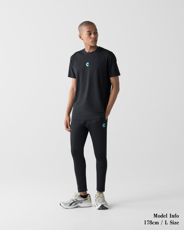 CRONOS HIGH-STRETCH SKINNY PANTS【BLACK×T.BLUE】