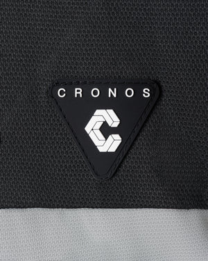 CRONOS BLACK DUAL TONE HALF ZIP POLO【BLACK×YELLOW】