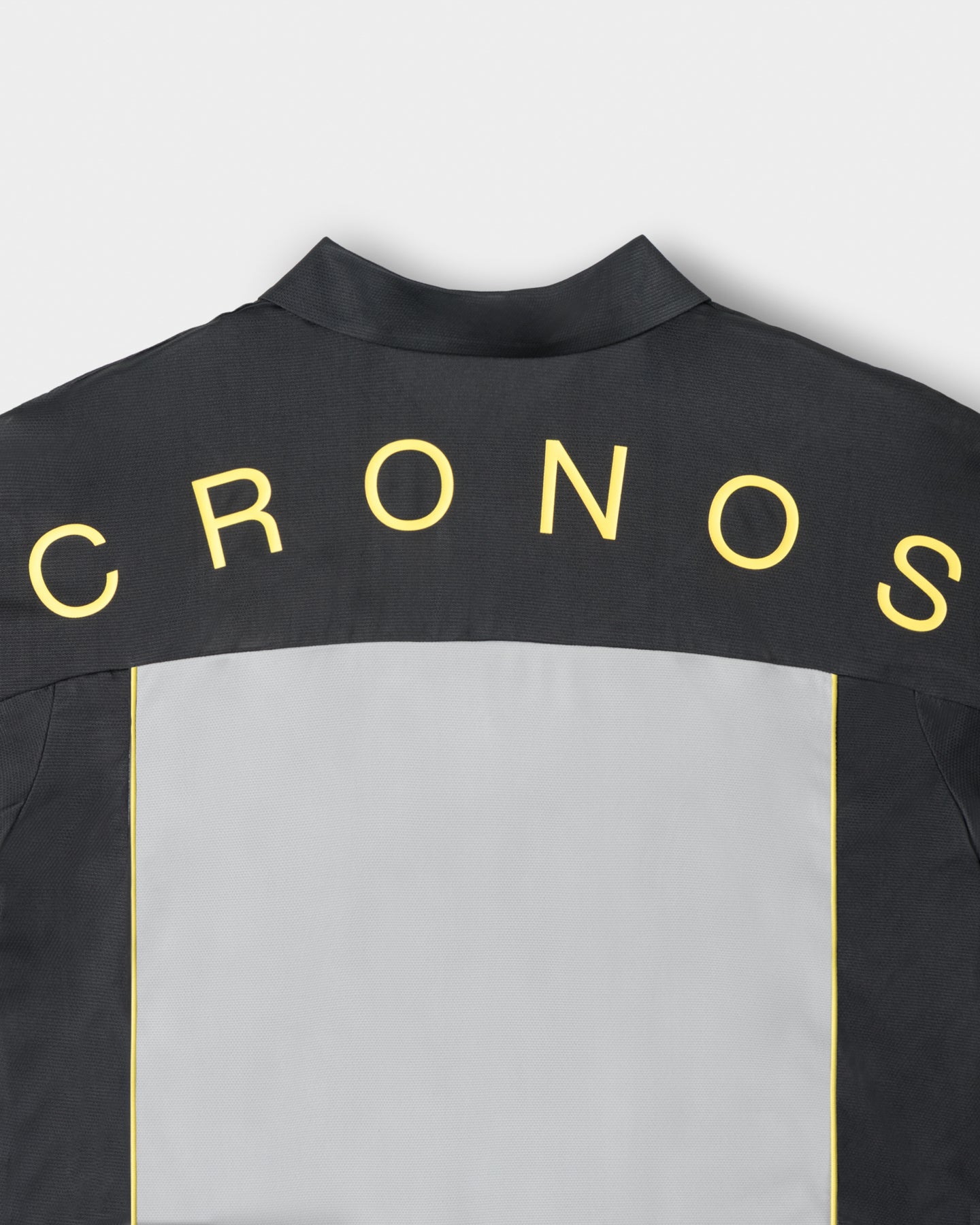 CRONOS BLACK DUAL TONE HALF ZIP POLO【BLACK×YELLOW】