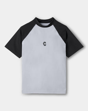 CRONOS BLACK SWITCHING MOCK NECK【BLACK×GRAY】