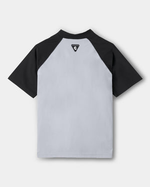 CRONOS BLACK SWITCHING MOCK NECK【BLACK×GRAY】