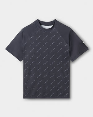 CRONOS BLACK MONOGRAM MOCK NECK【BLACK】