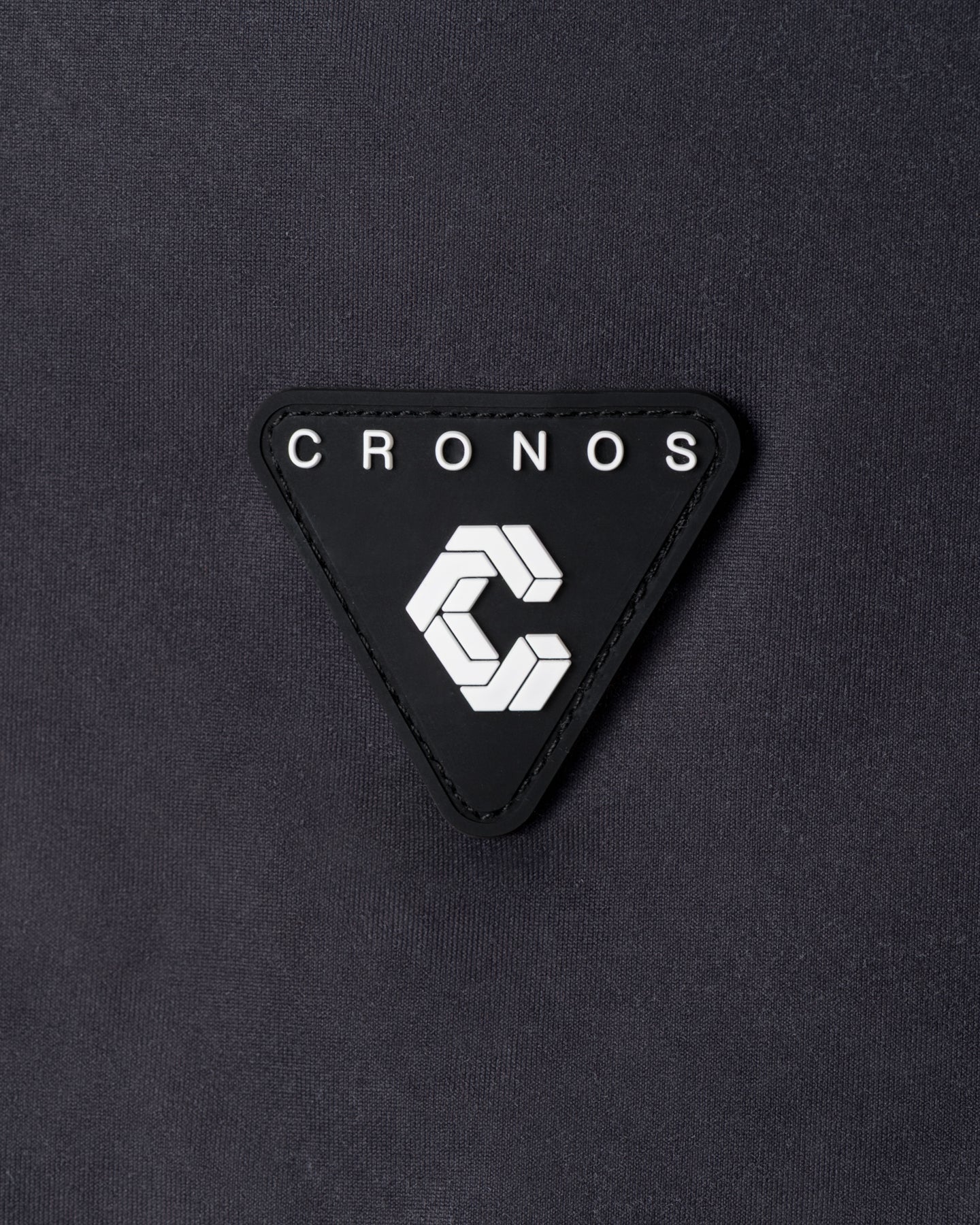 CRONOS BLACK MONOGRAM MOCK NECK【BLACK】