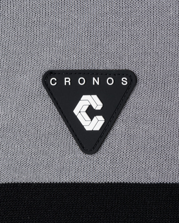 CRONOS BLACK DUAL TONE POLO【GRAY×BLACK】