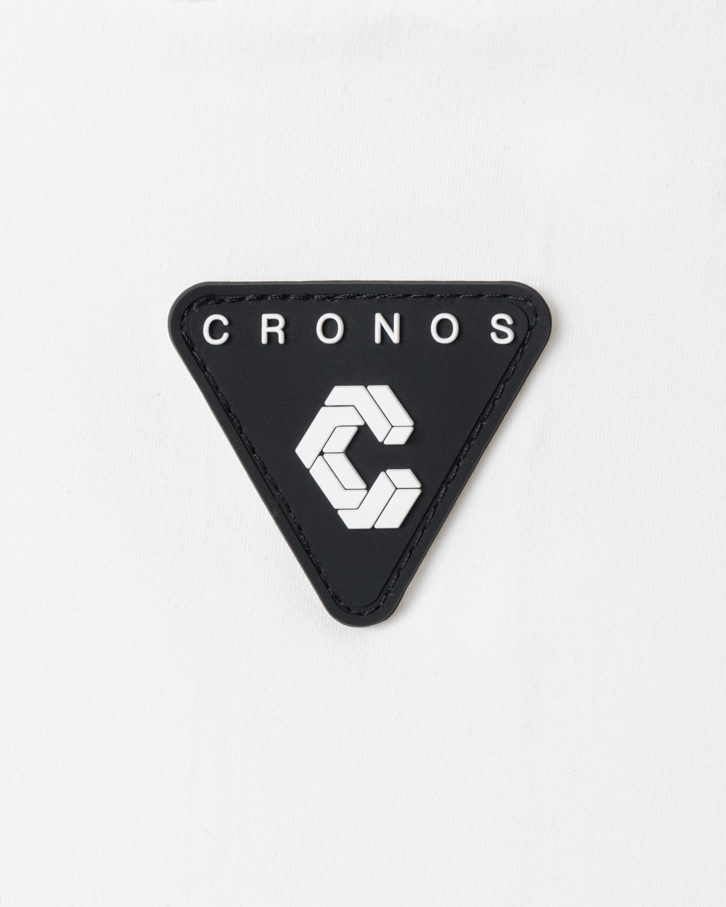 CRONOS BLACK WOMEN MONOCHROME ZIP SLEEVELESS【WHITE×BLACK】