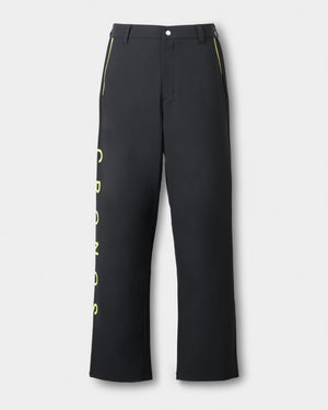CRONOS BLACK DUAL TONE PANTS【BLACK×YELLOW】