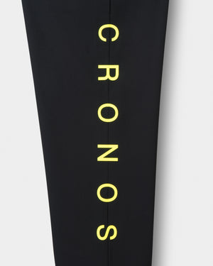 CRONOS BLACK DUAL TONE PANTS【BLACK×YELLOW】