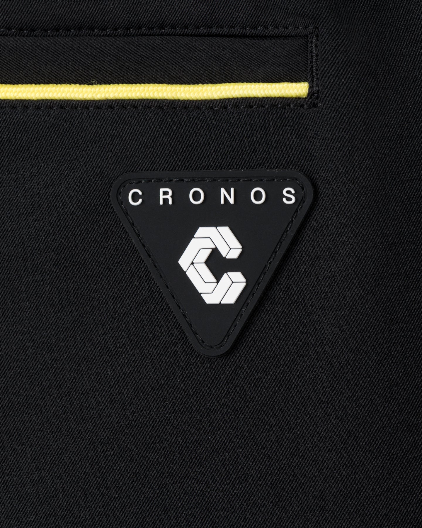CRONOS BLACK DUAL TONE PANTS【BLACK×YELLOW】