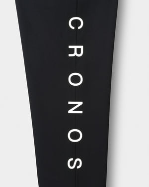 CRONOS BLACK DUAL TONE PANTS【BLACK×WHITE】