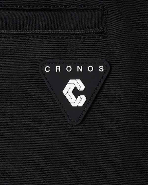 CRONOS BLACK DUAL TONE PANTS【BLACK×WHITE】