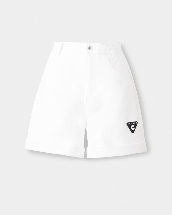 CRONOS BLACK WOMEN MONOCHROME SHORTS【WHITE×BLACK】