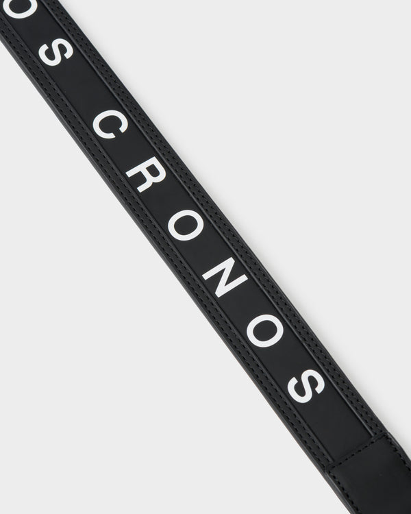 CRONOS BLACK LOGO GOLF BELT【BLACK】