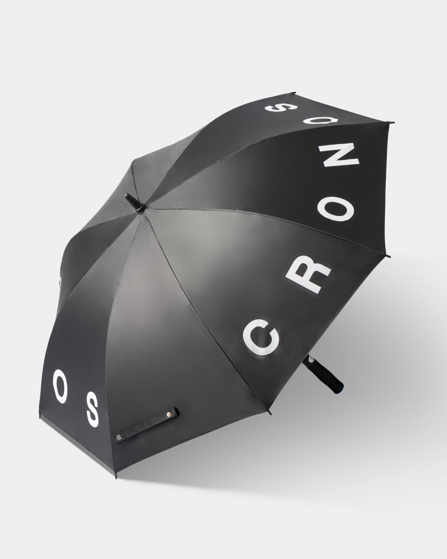 非売品 CRONOS × 槙田商店ブラック折りたたみ傘 クロノス CRONOS BLACK GOLF LOGO UMBRELLA【BLACK】