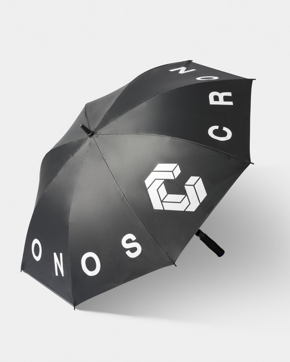 CRONOS 黑色高爾夫標誌雨傘【黑色】