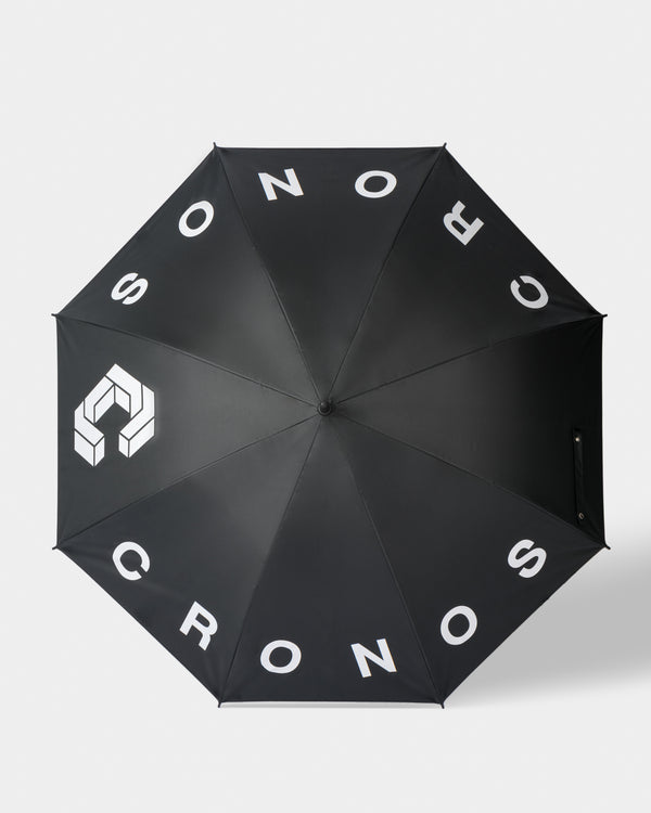 CRONOS BLACK GOLF LOGO UMBRELLA【BLACK】