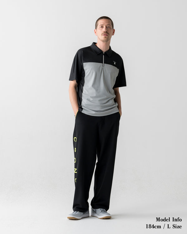 CRONOS BLACK DUAL TONE PANTS【BLACK×YELLOW】