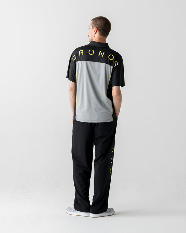 CRONOS BLACK DUAL TONE PANTS【BLACK×YELLOW】