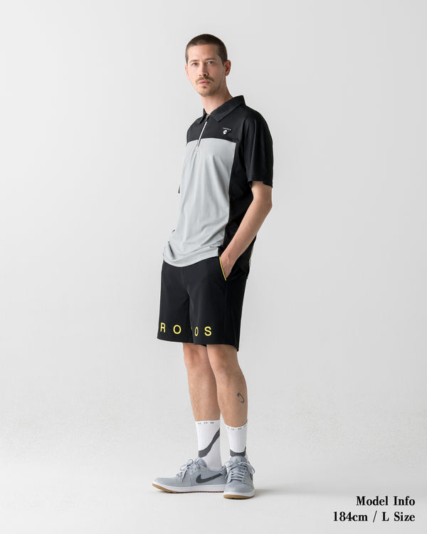 CRONOS BLACK DUAL TONE SHORTS【BLACK×YELLOW】