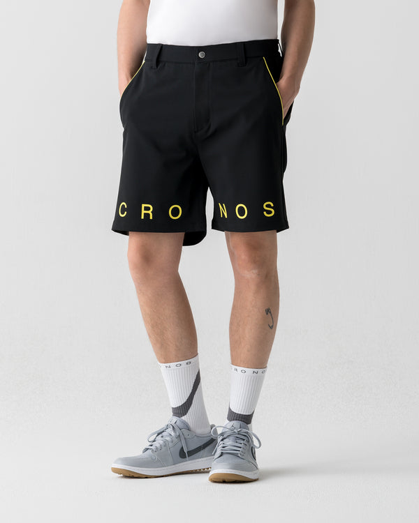 CRONOS BLACK DUAL TONE SHORTS【BLACK×YELLOW】