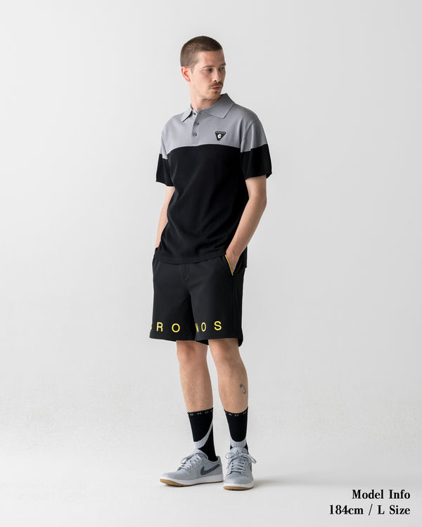 CRONOS BLACK DUAL TONE SHORTS【BLACK×YELLOW】