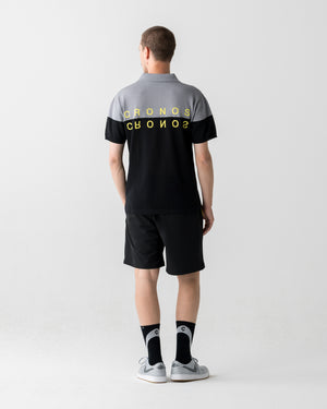 CRONOS BLACK DUAL TONE SHORTS【BLACK×YELLOW】