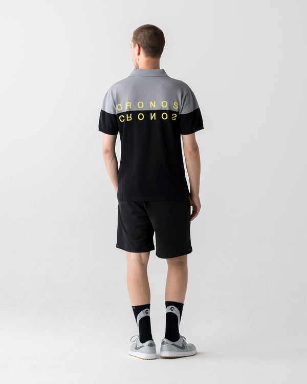 CRONOS BLACK DUAL TONE SHORTS【BLACK×YELLOW】