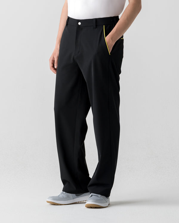 CRONOS BLACK DUAL TONE PANTS【BLACK×YELLOW】